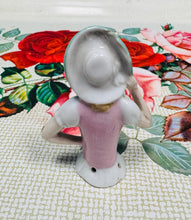 Load image into Gallery viewer, Hanner Ladi seramig pin cushion Vintage / Vintage ceramic Antique half Lady pin cushion
