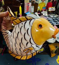 Load image into Gallery viewer, Jwg ddŵr fawr Laguna siâp pysgodyn / Large Laguna fish shaped water jug
