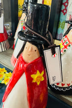 Load image into Gallery viewer, Siân y Ladi Gymreig seramig wedi ei gwneud â llaw / Handmade ceramic Siân the Welsh Ladi
