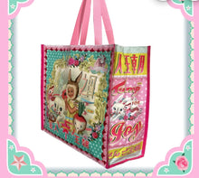 Load image into Gallery viewer, Bag siopa ‘Bunny Girl’ Kitsch Asiaidd / Bunny Girl Asian Kitsch Shopper Bag

