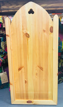 Load image into Gallery viewer, Bwrdd Tonau wedi ei wneud â llaw allan o bren Pîn / Hanging Tonau board made by hand out of Pine wood
