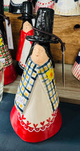 Load image into Gallery viewer, Alys y Ladi Gymreig seramig wedi ei gwneud â llaw / Handmade ceramic Alys the Welsh Ladi
