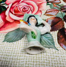 Load image into Gallery viewer, Hanner Ladi seramig pin cushion Vintage / Vintage ceramic Antique half Lady pin cushion
