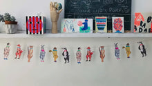 Load image into Gallery viewer, Garland Anifeiliaid cerdyn / Card Animals garland
