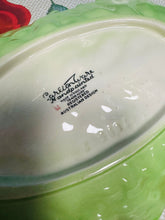 Load image into Gallery viewer, Plât hirgrwn Cabbageware Vintage Carlton Ware / Vintage Carlton Ware oval Cabbageware Plate
