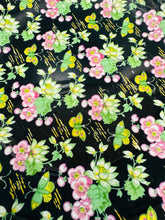 Load image into Gallery viewer, Plat teisen / brechdanau Royal Winton Grimwares patrwm Chintz du o 1953 / Royal Winton Grimwades Orient black Chintz pattern cake / sandwich plate from 1953
