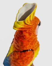 Load image into Gallery viewer, Fâs seramig parot oren / Orange parrot ceramic vase
