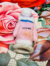 Load image into Gallery viewer, Hanner Ladi seramig pin cushion Vintage / Vintage ceramic Antique half Lady pin cushion
