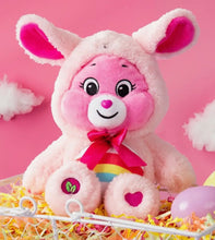 Load image into Gallery viewer, Tegan Care Bear Cheer Bear mewn hoodie  / Cheer Bear Care Bear toy in a hoodie

