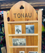 Load image into Gallery viewer, Bwrdd Tonau wedi ei wneud â llaw allan o bren Pîn / Hanging Tonau board made by hand out of Pine wood
