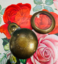 Load image into Gallery viewer, Daliwr watch boced brass chwarelwr / glowr Hynafol gyda chaead gwydr / Antique quarrymen / miner brass pocket watch holder with glass lid
