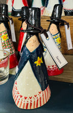 Load image into Gallery viewer, Seren y Ladi Gymreig seramig wedi ei gwneud â llaw / Handmade ceramic Seren the Welsh Ladi
