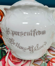 Load image into Gallery viewer, Tebot bychan Hynafol ‘A present from Bettws y Coed’ / Antique ’A present from Bettws y Coed’ small pink teapot
