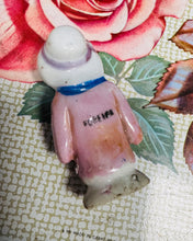 Load image into Gallery viewer, Hanner Ladi seramig pin cushion Vintage / Vintage ceramic Antique half Lady pin cushion
