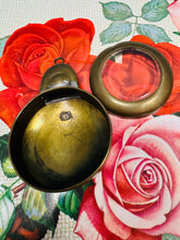 Load image into Gallery viewer, Daliwr watch boced brass chwarelwr / glowr Hynafol gyda chaead gwydr / Antique quarrymen / miner brass pocket watch holder with glass lid
