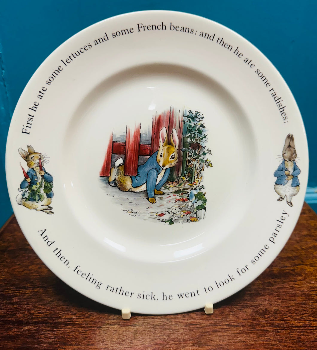 Plat Peter Rabbit Wedgewood / Wedgwood Peter Rabbit plate