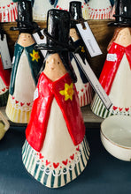 Load image into Gallery viewer, Gwenan y Ladi Gymreig seramig wedi ei gwneud â llaw / Handmade ceramic Gwenan the Welsh Ladi
