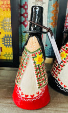 Load image into Gallery viewer, Gwenan y Ladi Gymreig seramig wedi ei gwneud â llaw / Handmade ceramic Gwenan the Welsh Ladi
