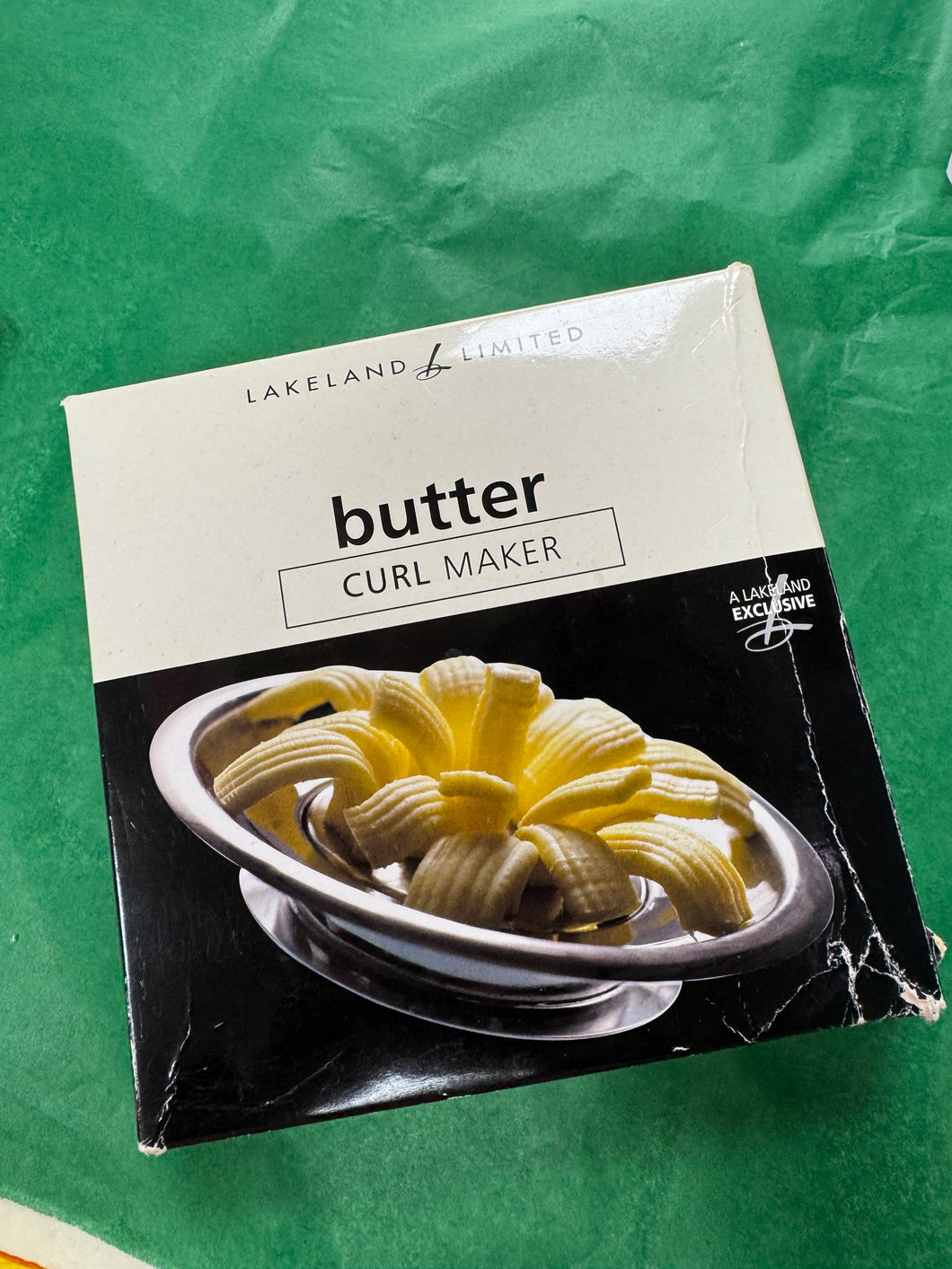 Gwneuthurwr menyn cyrliog / Butter curl maker