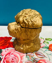Load image into Gallery viewer, Jar tybaco Hynafol ar ffurf ci gyda chaead gan Bernard Block / Antique Bernard Block figure lidded Dog Tobacco Humidor jar
