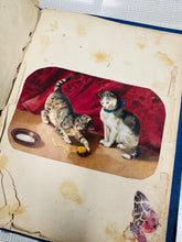 Load image into Gallery viewer, Llyfr Scrap 30 tudalen Hynafol Fictoraidd / Antique Victorian 30 page Scrap Book
