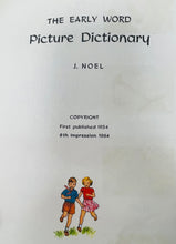 Load image into Gallery viewer, Llyfr ‘The Early Word Picture Dictionary’ o 1964 / ‘The Early Word Picture Dictionary’ book from 1964
