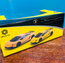 Load image into Gallery viewer, Tegan Lamborghini Gallardo Superleggera oren newydd sbon yn ei focs / Brand new Lamborghini Gallardo Superleggera orange toy in box
