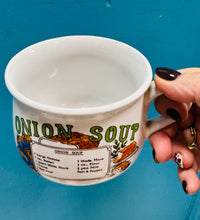 Load image into Gallery viewer, Powlen cawl nionyn Retro / Retro onion soup bowl
