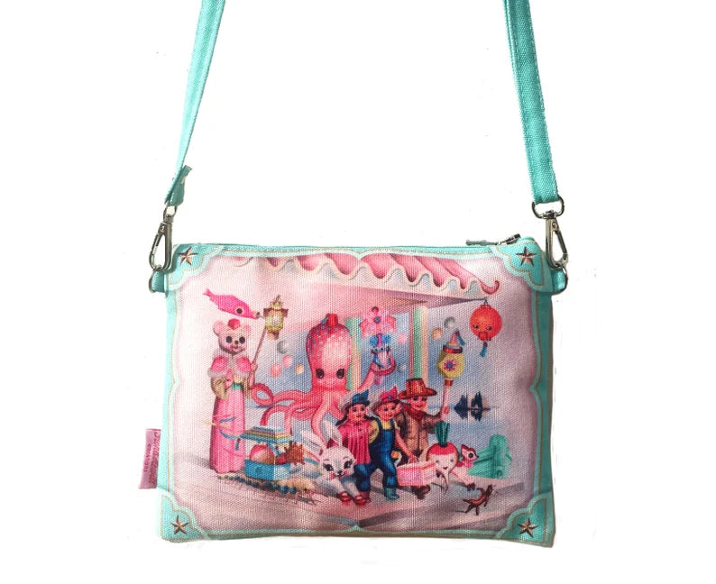 Bag draws corff Hapusrwydd Kitsch / Kitsch Happiness cross body bag