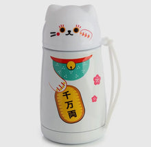 Load image into Gallery viewer, Fflasg siâp Maneki Lucky Cat / Maneki Lucky Cat shaped flask
