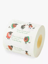 Load image into Gallery viewer, Papur toilet jôcs Defaid Nadoligaidd / Christmas sheep jokes toilet paper
