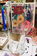 Load image into Gallery viewer, Jwg Wydr dal ‘hand blown’ Vintage / Tall Hand Blown Vintage Glass Jug
