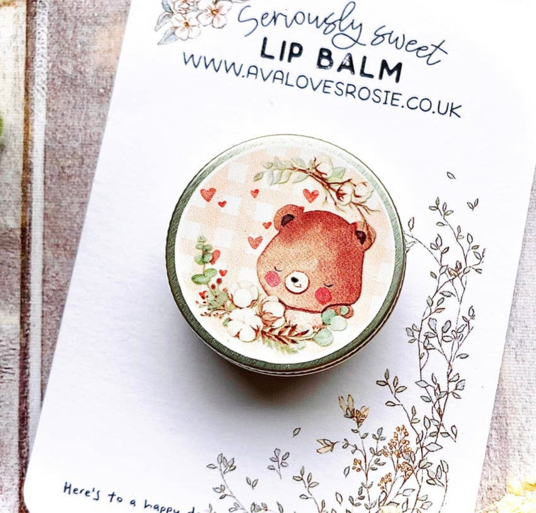 Tin Lip balm ‘Creamy Caramel’ bychan ciwt / Cute little Creamy Caramel Lip Baml tin