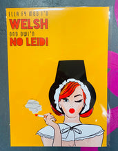Load image into Gallery viewer, Prints Ladi Gymreig A4 ‘Tu Fewn’ / ‘Tu Fewn’ A4 Welsh Lady prints
