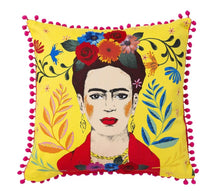 Load image into Gallery viewer, Clustog Frida Melyn / Yellow Frida Cushion
